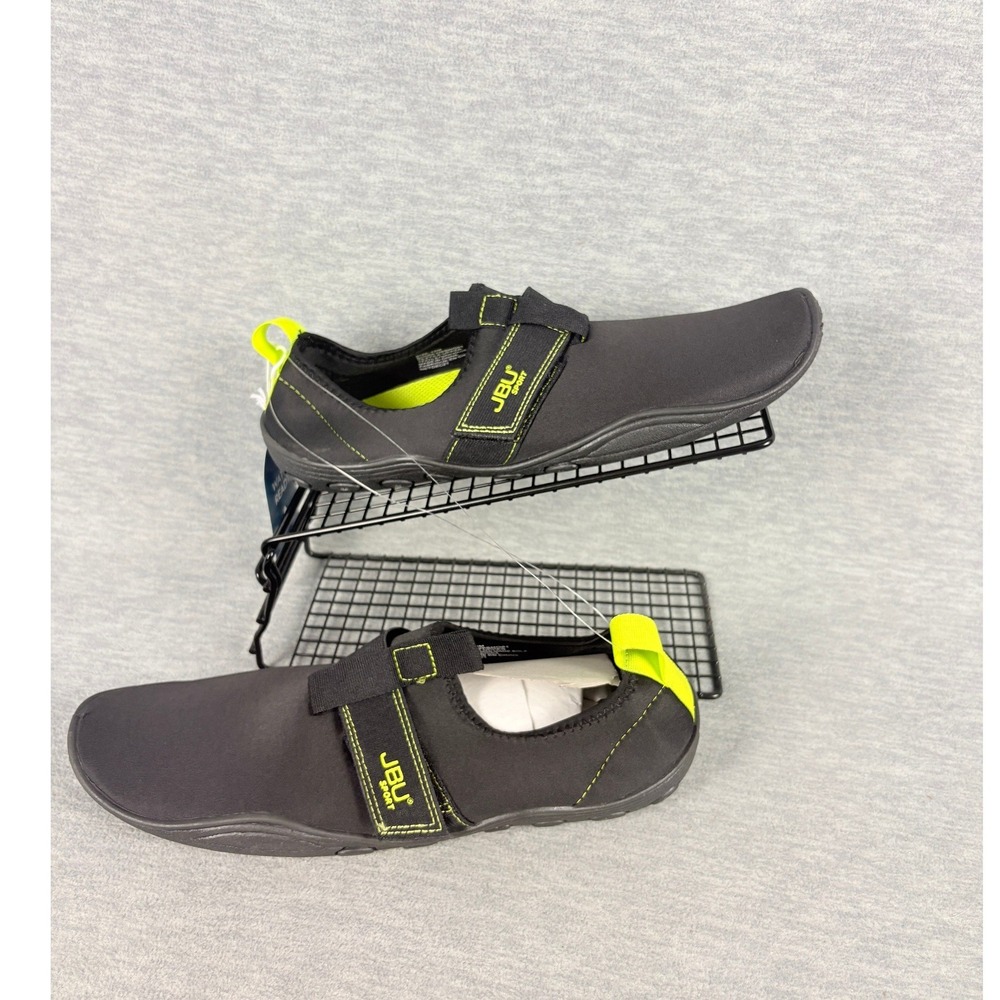 JBU by Jambu Shore Water Shoes Mens 12 M Black Lime Green‎ Slip On